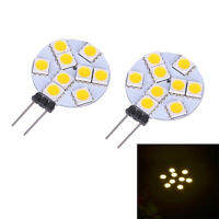 4Pcs 1.5 W ไฟ LED Bi-Pin 60-80 Lm G4 T 9ลูกปัด LED SMD 5050ตกแต่ง Warm White สีขาว12 V