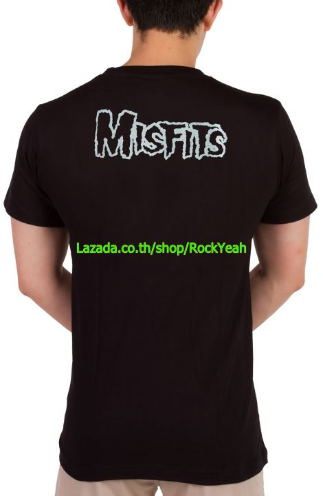 เสื้อวง-misfits-มิสฟิตส์-ไซส์ยุโรป-เสื้อยืดวงดนตรีร็อค-เสื้อร็อค-rcm1318-ฟรีค่าส่ง