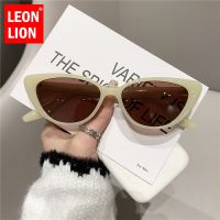 【LZ】✉❆  LeonLion 2023 Small Cateye Sunglasses Women Luxury Brand Glasses Women High Quality Eyewear Women/Men Mirror Gafas De Sol Mujer