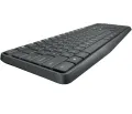 Bộ bàn phím và chuột không dây Logitech MK235 - Bàn phím Full-size, Bền bỉ, Đơn giản, Thiết kế chống đổ tràn, Phạm vi không dây 10m. 
