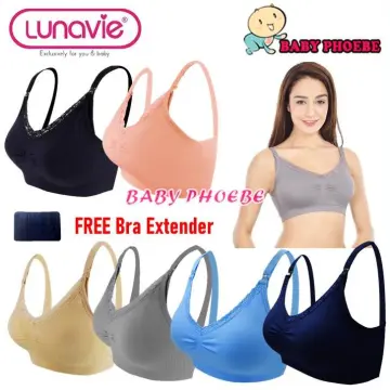 Lunavie Seamless Nursing Bra (Free Bra Extender) - Lavender