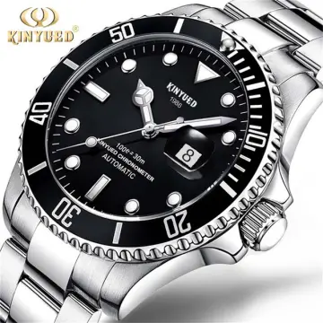 FNGEEN Fashion Mens Watches Luxury Stainless Steel Quartz Wristwatch  Calendar Luminous Clock Men Business Casual Men Watch - Walmart.com