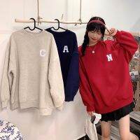 ?Sweater งานปักตัวอักษร ทรงOversize ใส่แล้วเกาหลีสุดๆงับ ?