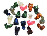 KAISH 20pcs Large Size Celluloid Finger Pick Picks Plectrums Mixed Random Colors