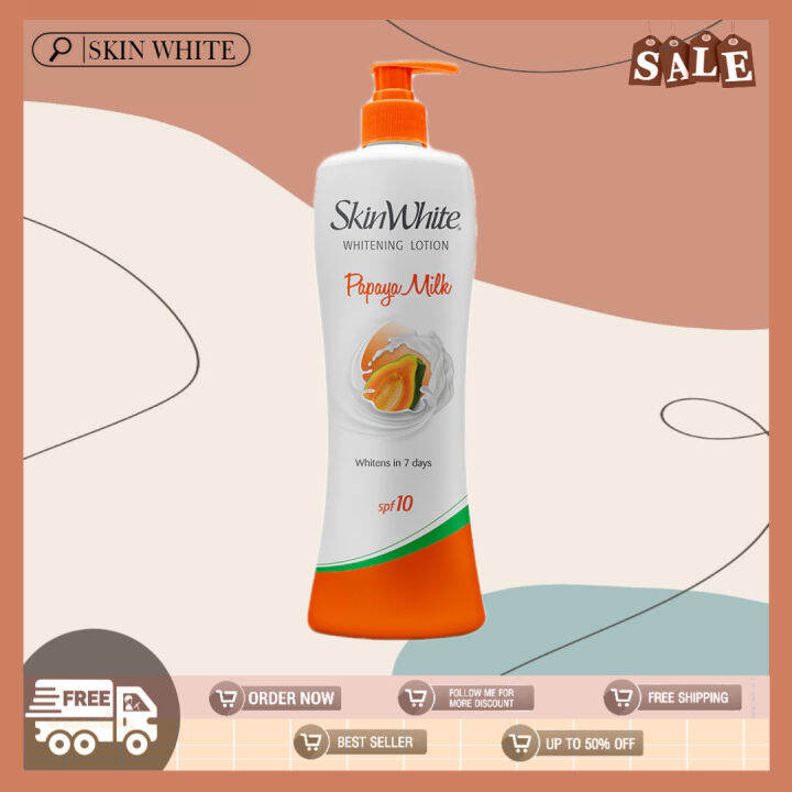 SKINWHITE Whitening Lotion Papaya Milk SPF10 500ML Lazada PH