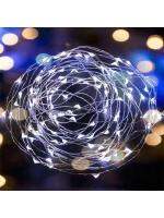 LED string lamp Christmas 1M 3M button battery operation wreath outdoor indoor home Christmas decoration elf lamp