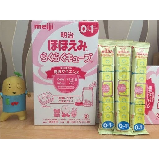Sữa meiji thanh nội địa nhật cho bé từ 0-1 date 2022 - ảnh sản phẩm 1