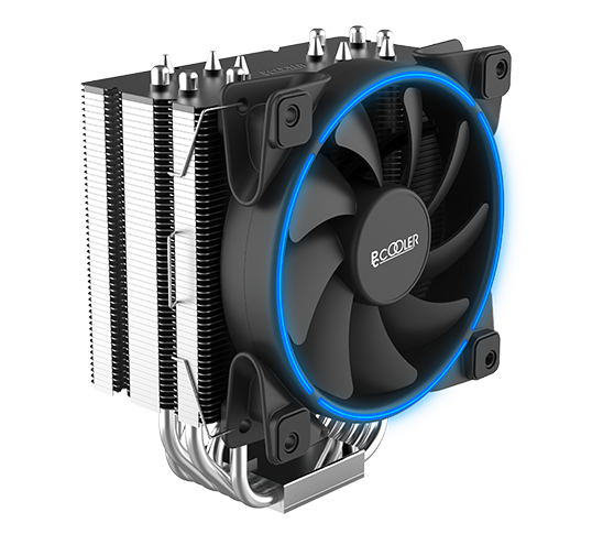 AMD Series Pccooler GI-R66U CPU Cooler-Blue LED 6 Heat Pipes with Copper-Base for Intel Core i7/i5/i3 