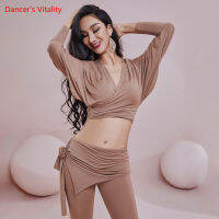 Belly Dance Top หรือกางเกงหลวมเสื้อแขนยาวกางเกงฝึกเสื้อผ้า Oriental Dancewear เสื้อผ้าหญิง...