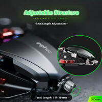 [Professional Gaming] Miss Kiroi Inphic PG6 RGB เมาส์เกมมิ่ง Gaming Mouse (PUBG Auto Spraying Adjustment) ออฟติคอล ตั้งมาโครคีย์ได้ ความแม่นยำสูงปรับ DPI 500 - 7200 เหมาะกับเกม MMORPG FPS