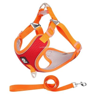 Pet Harness Reflective Dog Harness Walking Running Leash Chest Strap Vest Dropship