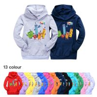 HOT★การศึกษา NumberBlocks จัมเปอร์เด็ก Hoodies เด็กแขนยาว Outwear เด็กวัยหัดเดินเสื้อผ้าเด็กเสื้อ