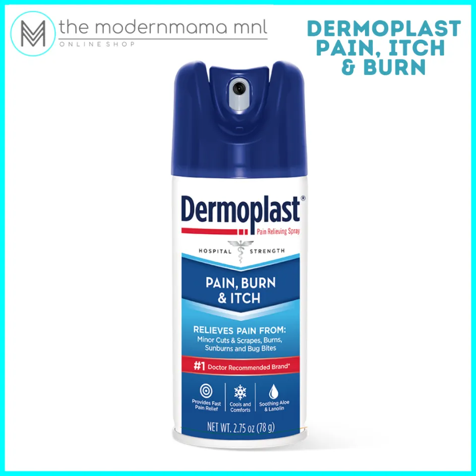 Dermoplast Pain Relief Spray (safe for children age 2 up) for maternity  postpartum, sunburn, insect bites, minor burns, minor cuts, and scrapes