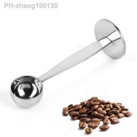 2 In 1 Stainless steel Coffee Measuring Spoon Scoop With Stand Manual Coffee Beans Mills Press Coffee Grinder Powder Spoon