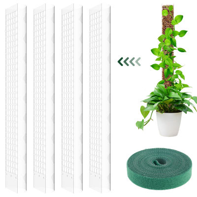 24In 60cm Moss Poles for Plants Monstera Reusable Semi-cylindrical Sphagnum Moss Poles Hollow Self Watering Plant Support Stick Food Storage  Dispense