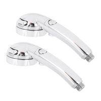 ❧ 4X Handheld Shower Head High Pressure Chrome 3 Spary Setting With ON/OFF Pause Switch Water Saving Luxury Accessories