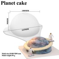 Meibum 3D Planet ซิลิโคนแม่พิมพ์เค้กเกลียว Pastry Bakeware ช็อกโกแลตตกแต่งเค้กวันเกิดแม่พิมพ์ขนมเบเกอรี่ Tools