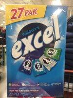 แคนาดาซื้อ Wrigleys Excel หมากฝรั่งไซลิทอลปราศจากน้ำตาล4รสชาติบรรจุ27กล่อง