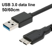 USB 3.0สายอะแดปเตอร์ซิงค์ข้อมูลตัวผู้ไปยัง Micro B ตัวผู้สำหรับฮาร์ดดิสก์แบบพกพา SSD