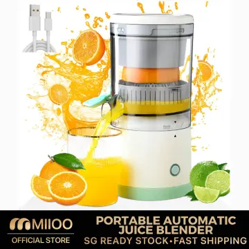 Portable Mini Electric Juicer USB Charging Fruit Orange Lemon Blender  Smoothie Milkshake Maker Kitchen Automatic Fresh Squeezer Purple