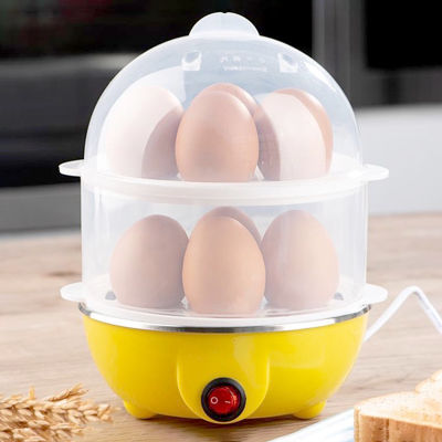 เครื่องต้มไข่ เครื่องต้มไข่ไฟฟ้า ที่นึ่งอาหาร เครื่องนึ่งไข่&nbsp;ที่ต้มไข่ เครื่องนึ่งอาหาร ต้มไข่ 7-14 ฟอง 2 ชั้น มีสวิตท์เปิด-ปิด&nbsp;Bleenhouse