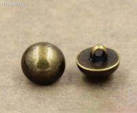 ✢◐☋ Environmental protection retro imitation bronze ancient head mushroom button coat button50pcs