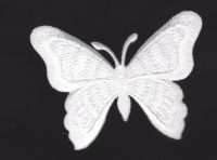 iron on patch Embroidery Beautiful butterfly 7.5x6 cm ผีเสื้อ สวย ตัวรีด เย็บติดผ้าประเทศไทย โลโก้ปัก มีกาวสำหรับรีด ตกแต่งเสื้อผ้า