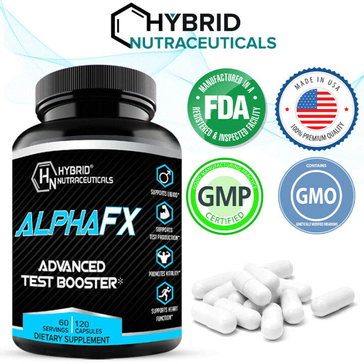 AlphaFX Advanced Male Hormone Blocker Men's Supplemental Capsule ...