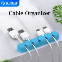 ORICO Cable Organizer Silicone USB Cable Winder Desktop Tidy Management Clips Cable Holder for Mouse Headphone Wire Organizer Cable Management