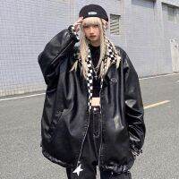 【HOT】▲ y2k zip up hoodie autumn winterleather pull femme coat and jacket both sides of women s Korean velvet