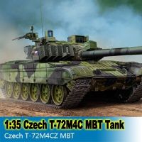 ชุดหุ่นประกอบถังขนาด1:35 T-72M4CZ เช็กชุดสร้างรถถังประจัญบาณ05595 Gratis Ongkir