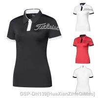 FootJoy เสื้อยืดแขนสั้นสำหรับผู้หญิง TaylorMade1 PXG1 Honda Mizuno,Callaway1ฤดูร้อน □ เสื้อยืดแขนสั้นสำหรับผู้หญิงกีฬาและพักผ่อนกลางแจ้งมีความชื้นเสื้อเสื้อแบบหลวมเสื้อโปโลระบายอากาศกอล์ฟผู้หญิง