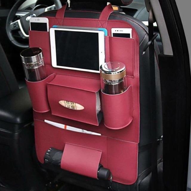 กระเป๋าหนัง-ที่แขวนหลังเบาะรถยนต์-ทำจากหนัง-มี-5-สี-storage-back-seat-in-car