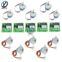 ชุดแผงวงจรไดรเวอร์5ชุดชุด ULN2003โมดูลบอร์ด28Byj 28BYJ-48 DC 5V 12V ชุดสำหรับ Arduino DIY มอเตอร์สเต็ปเกียร์4มอเตอร์ขั้นตอนช่วง