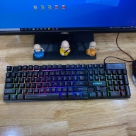 Bàn phím máy tính đẹp,Keyboard - Bộ bàn phím chuyên game KAW K900 có đèn led giả cơ - Loại xịn chuyên dụng siêu nhạy dành cho game thủ - Bảo hành 12 tháng thumbnail
