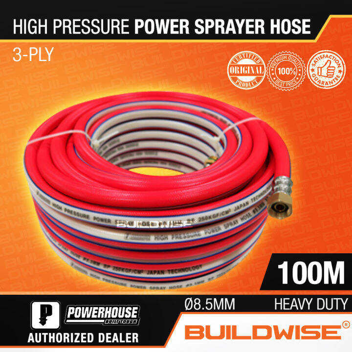 POWERHOUSE Pressure Hose 3PLY Sprayer Hose (100 meters)「BUILDWISE