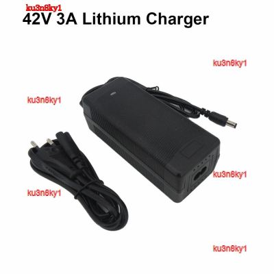 ku3n8ky1 2023 High Quality 36V 3A DC Li-ion Ebike Electric Bike Bicycle Battery Charger 42V3A XLR 36 V Volt 10S Scooter Lithium Chargers with fan