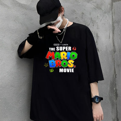 เสื้อยืดคุณภาพดี  niqlo THE SUPER MARIO BROS. Movie UT (เสื้อยืด แขนสั้น พิมพ์ลายกราฟฟิค) 8629