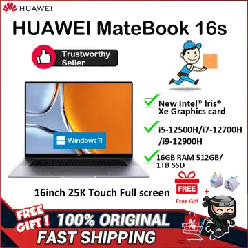 New) GLOBAL Ver. Huawei MateBook D 16 12th Gen i5 16+512GB Windows 11 PC  Laptop