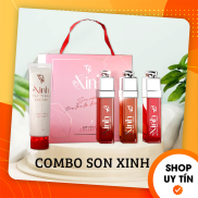 Son Xinh Mỹ Phẩm Đông Anh Chính Hãng - Set 3 Cây Tặng Tẩy Tế Bào Chết Môi