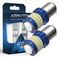 AENVTOL 2ชิ้น Canbus S25 1157 P21/5วัตต์ BAY15D BZW15D BAZ15D ไฟ LED หลอดไฟสำรองโคมไฟแบบสะท้อนกลางวันไฟเบรก Lampu Jalan