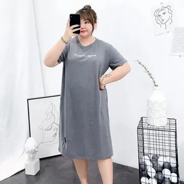 4XL 150KG Plus Size Chubby Dress For Girl Women Korean Style