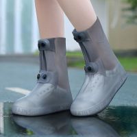 Top Quality Waterproof Shoes Covers Multi-colors Women Rain Footwear Protector Durable Button Galoshes Mens Waterproof Boots Rain Boots