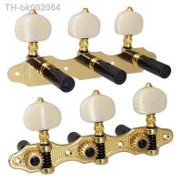 ☾✹ 1:18 Acoustic Guitar Machine Heads Guitar String Tuning Pegs Key 3L3R Guitar Tuners Keys Replacement Accessories