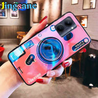 Jingsanc ปลอกสำหรับ Realme C33โทรศัพท์กรณีแสงสีฟ้ากล้อง Soft TPU ป้องกันปกหลัง