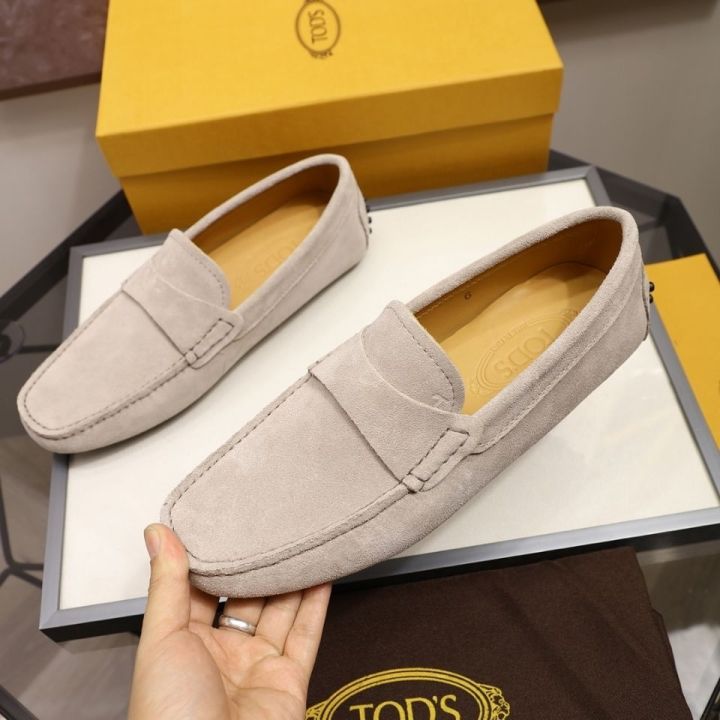 คุณภาพสูง-tods-รองเท้าหนังรองเท้าบุรุษแฟชั่นลำลองสำหรับผู้ชาย-รองเท้าขับรถทำมือรองเท้ามีปุ่มรองเท้าหนังธุรกิจแบบทางการรองเท้าสลิปออนคลาสสิก