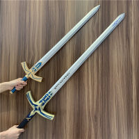 80ซม. 110ซม. ดาบ Fate Stay Night Saber อาวุธ Of Victory ดาบในหิน1:1อะนิเมะคอสเพลย์ความปลอดภัย PU Prop รุ่น