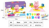 ProudNada Toys ของเล่นเด็ก ของเล่นเสริมพัฒนาการ เครื่องชั่งบวกเลข ฮิปโป LEARNING COUNT HIPPO NO.ZG897