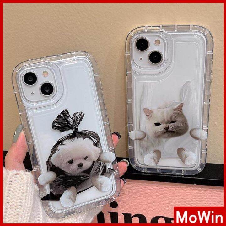 เข้ากันได้สำหรับ-เคสไอโฟน-เคสไอโฟน11-เคส-iphone-11-สำหรับ-iphone-14-pro-max-เคส-iphone-เคสใส-tpu-เคสนิ่มถุงลมนิรภัยเสริมกันกระแทกแมวน่ารักลูกสุนัขเข้ากันได้กับ-iphone-13-pro-max-iphone-12-pro-max-11-7