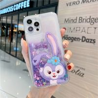 HOCE เคสโทรศัพท์กระต่ายน่ารักแบบทรายดูดสำหรับ iPhone 12 11 13 14 Pro Max X XR XS Max 13 Mini 8 7 6S Plus ป้องกันการตกและเคสโทรศัพท์เคสโทรศัพท์มือถือกันกระแทก